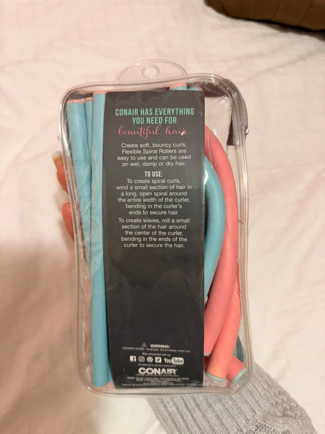 🏆Conair Curls Curls Curls 18 Spiral Curlers - photo 2