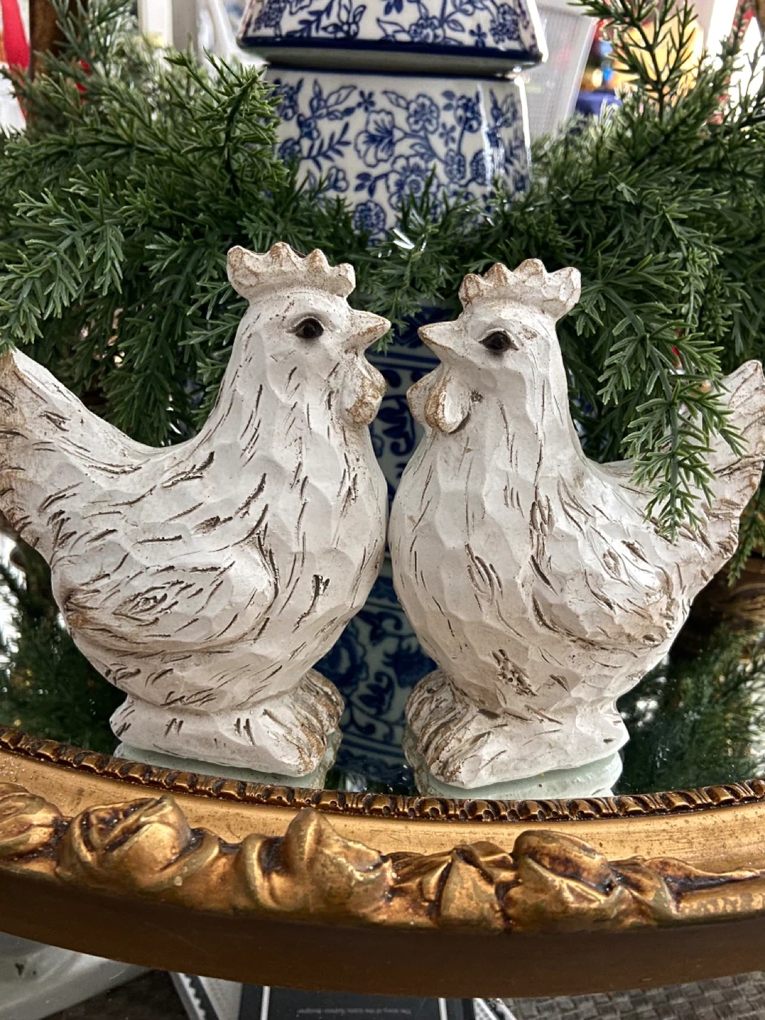 Pair of Farmhouse Chickens - photo 2