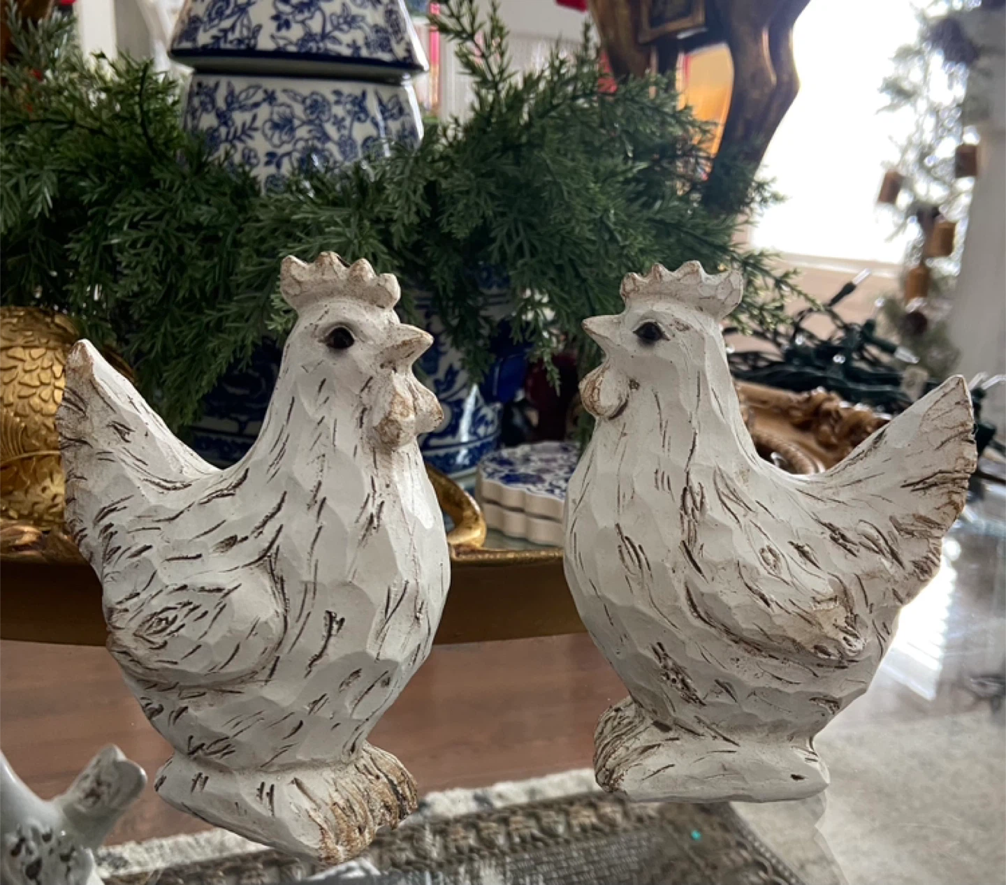 Pair of Farmhouse Chickens - photo 3