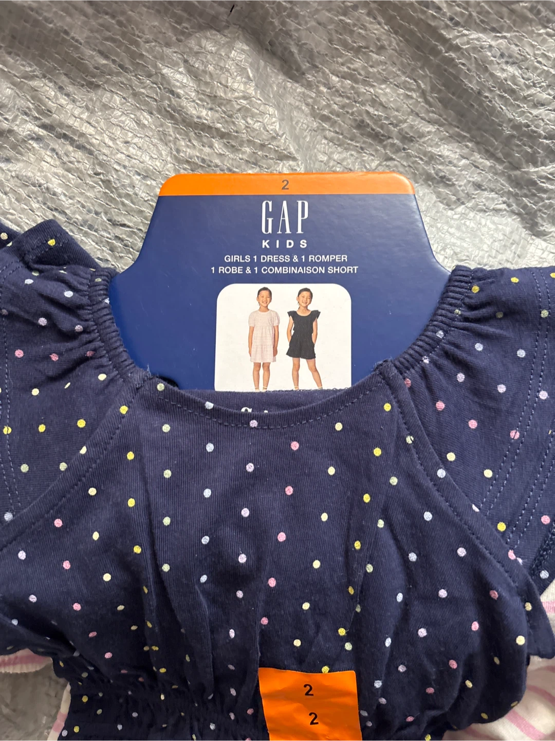 GAP Kids Girls 1 Dress & 1 Romper Set - Size 2 - photo 2