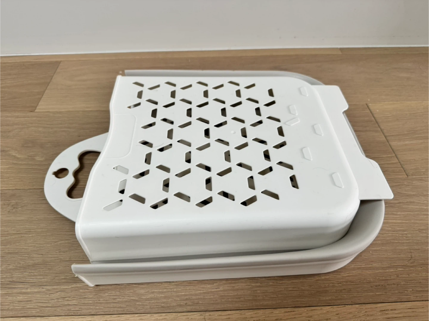White Foldable Laundry Basket - photo 5