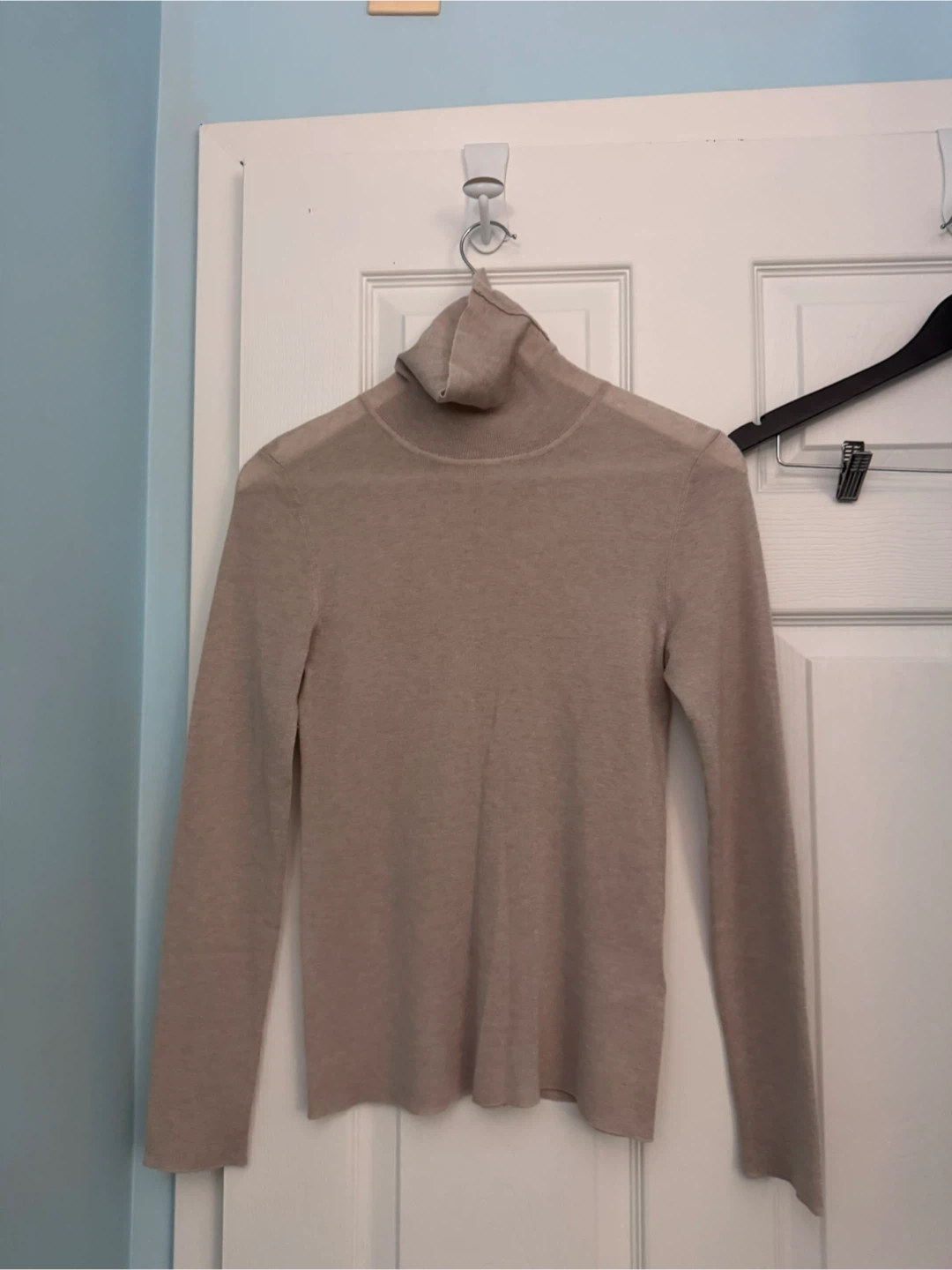 Tan Turtleneck Sweater & 3 pajama