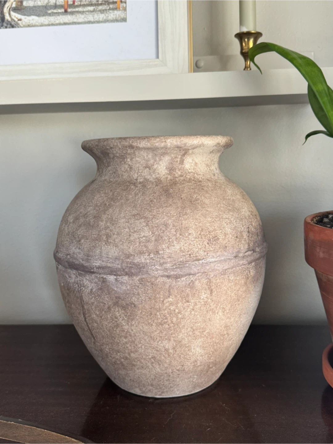 Aged Ceramic Vase - photo 2