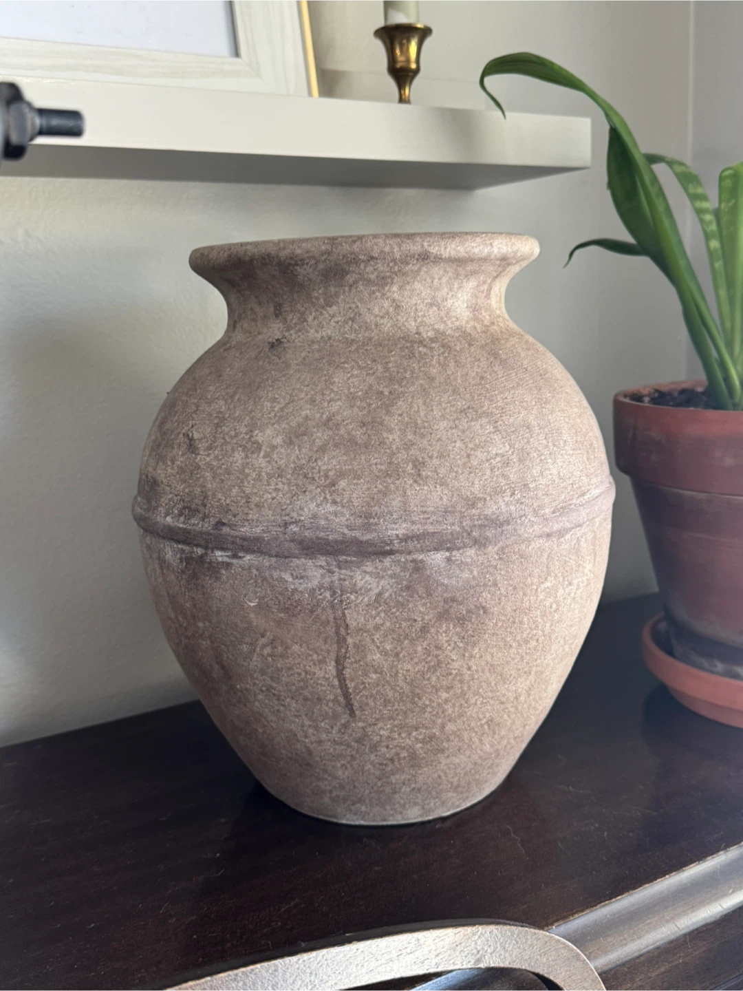 Aged Ceramic Vase