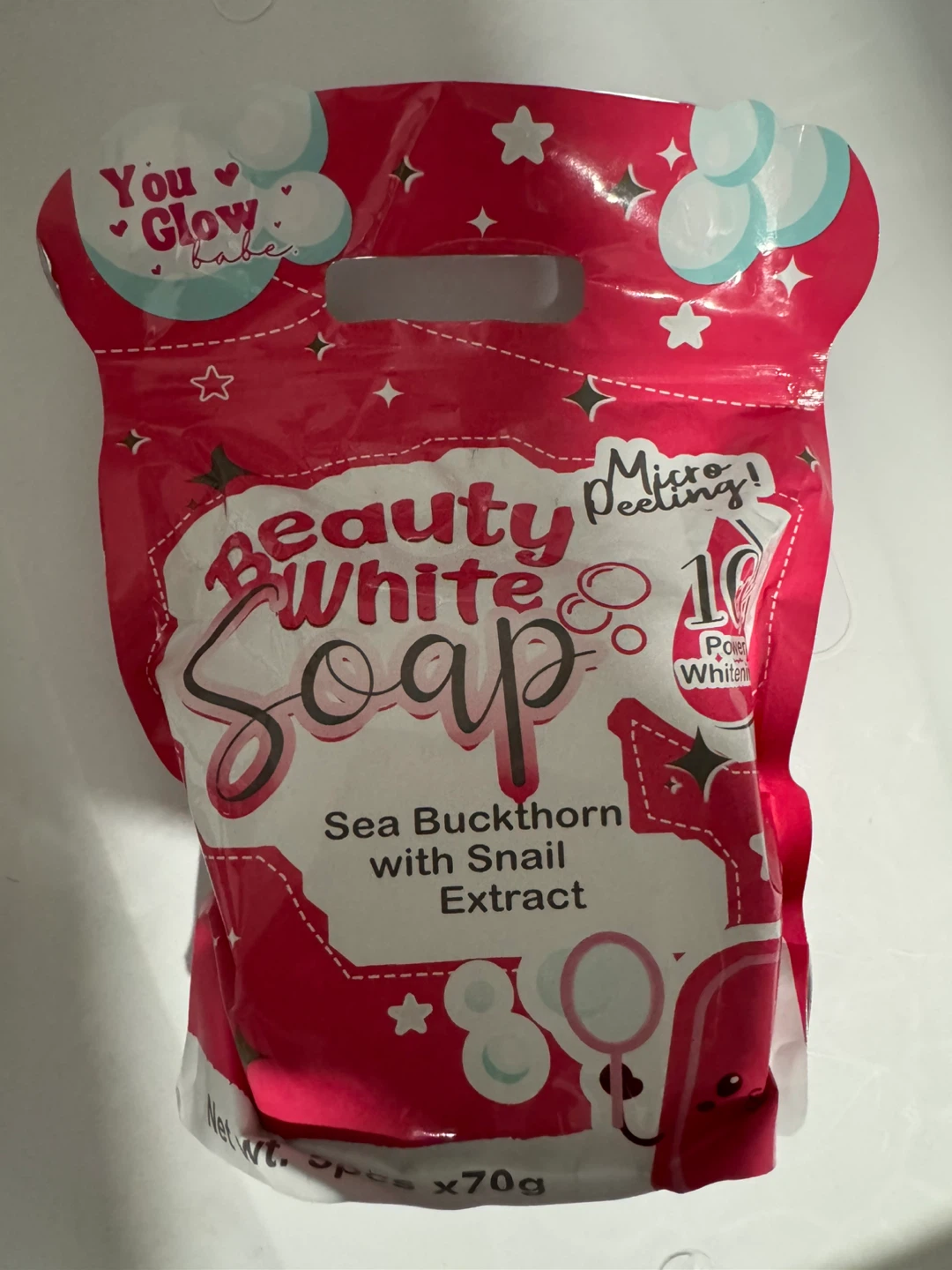 Beauty White Soap Sea Buckthorn with Snail Extract 70g