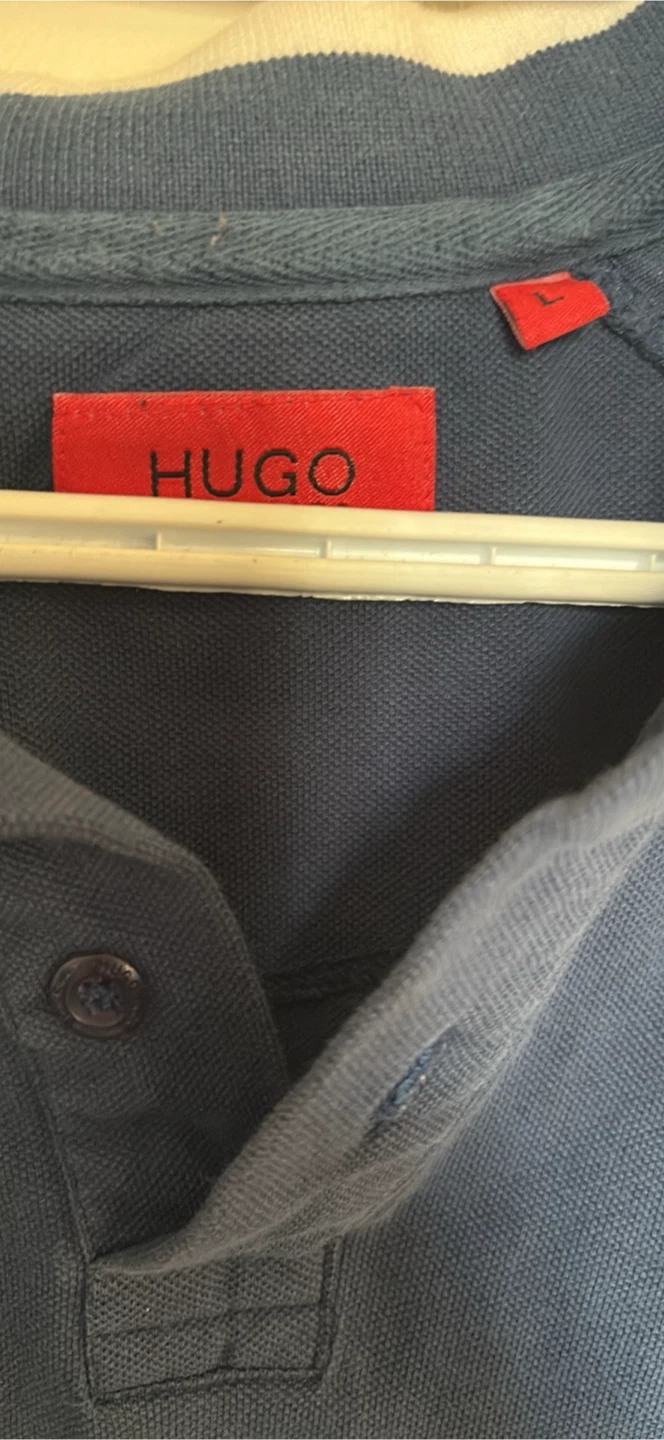HUGO BOSS Men's Polo Shirt - Blue - Size L - photo 2