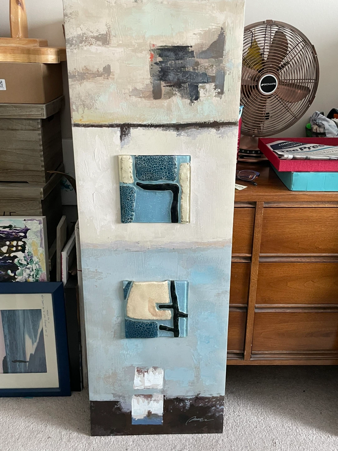 Blue Song II Wall Art 16x47.2