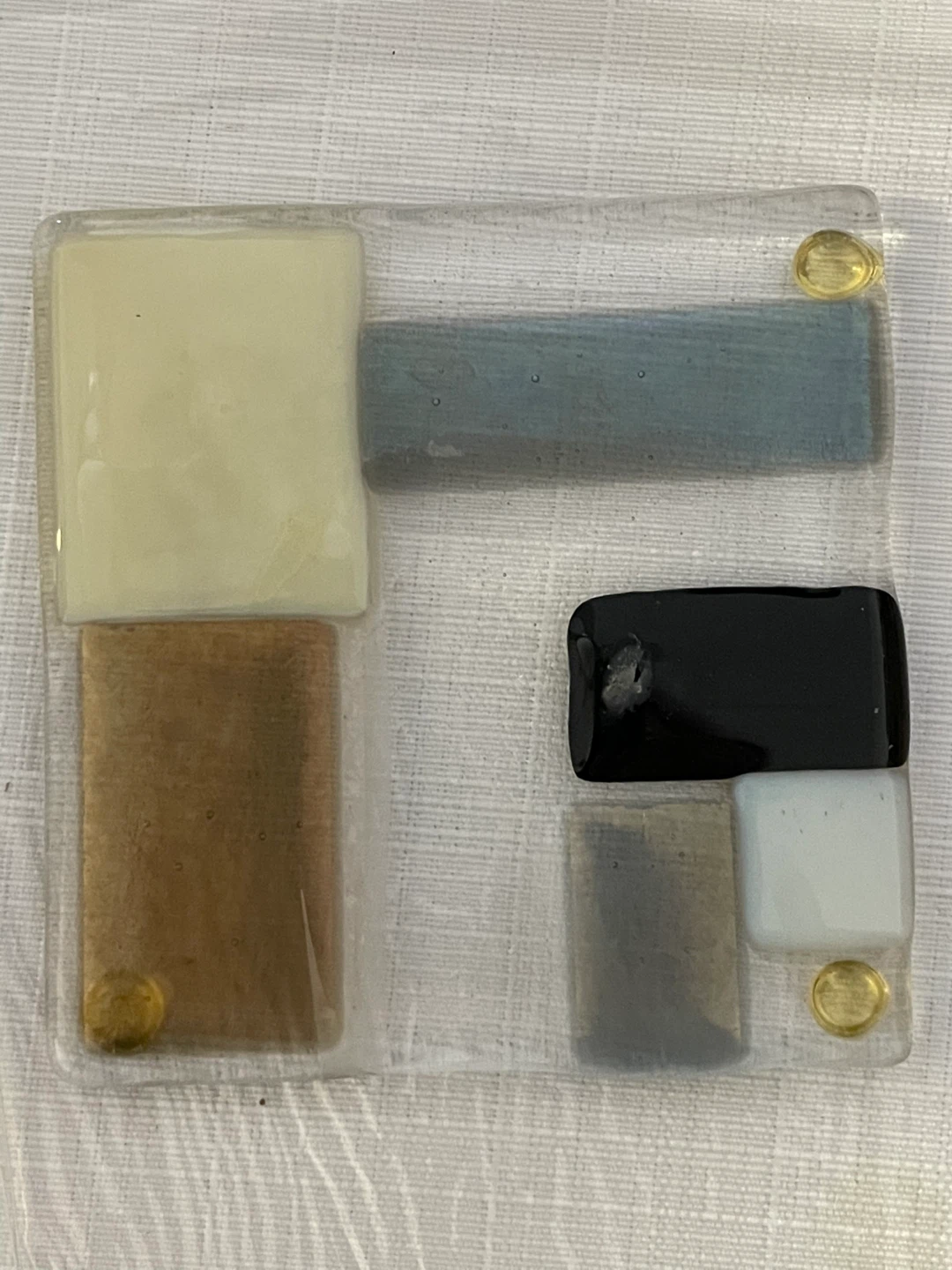 Set of 4 Glass Fused Coasters