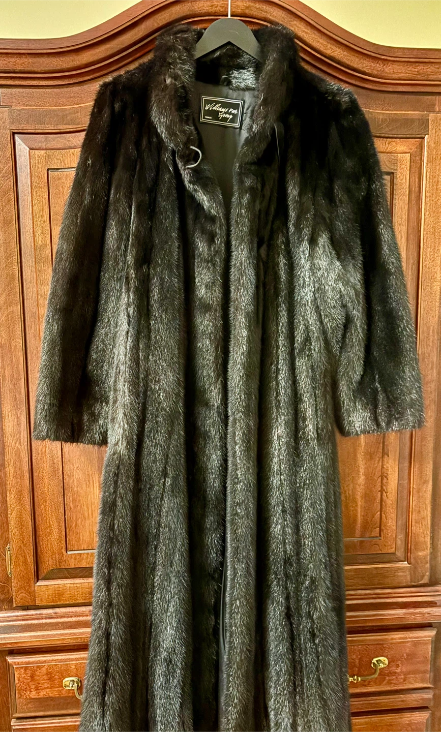 William Fur Long Coat