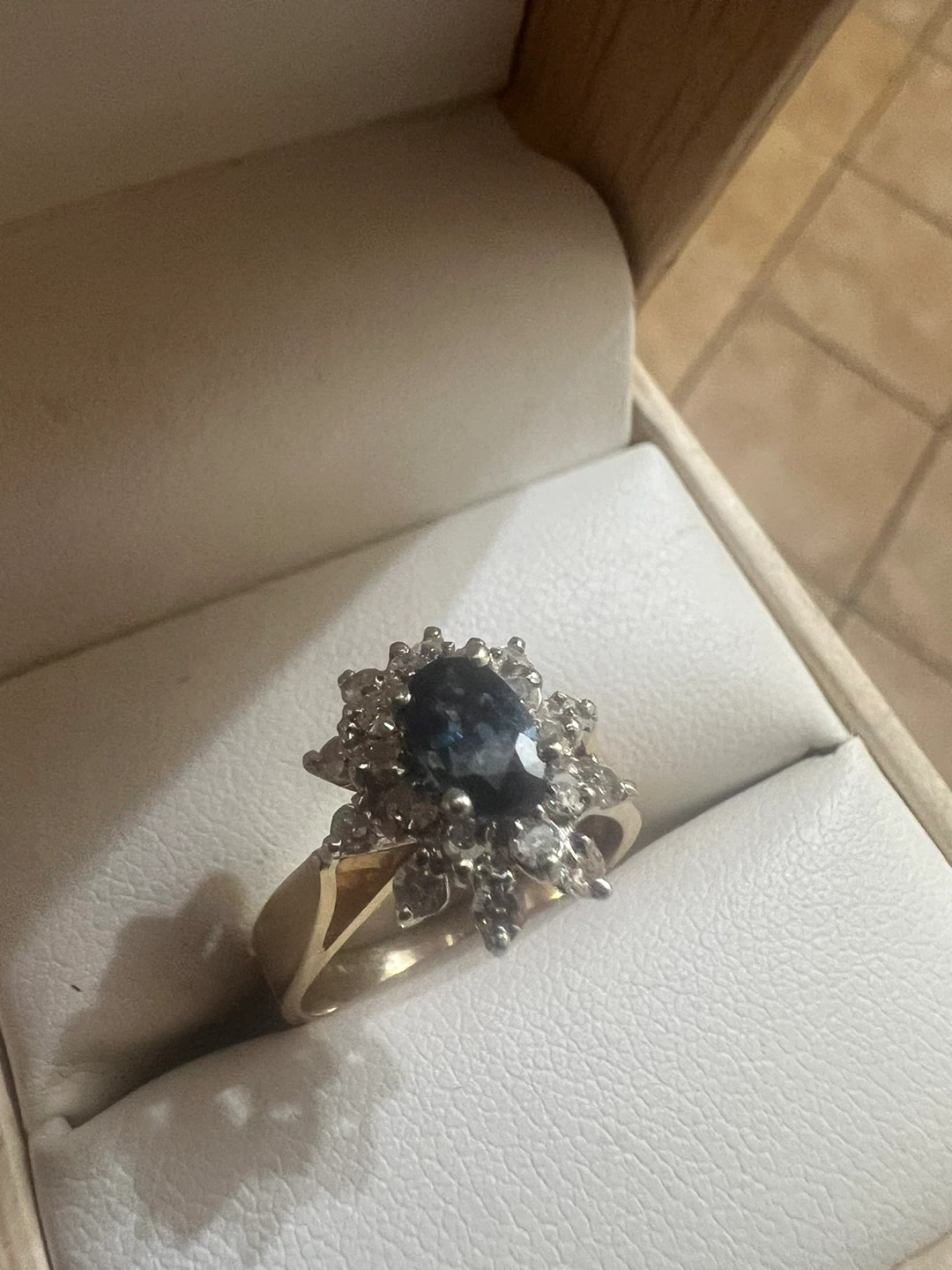 14K Gold Sapphire and Diamond  Ring w/appraisal - photo 3