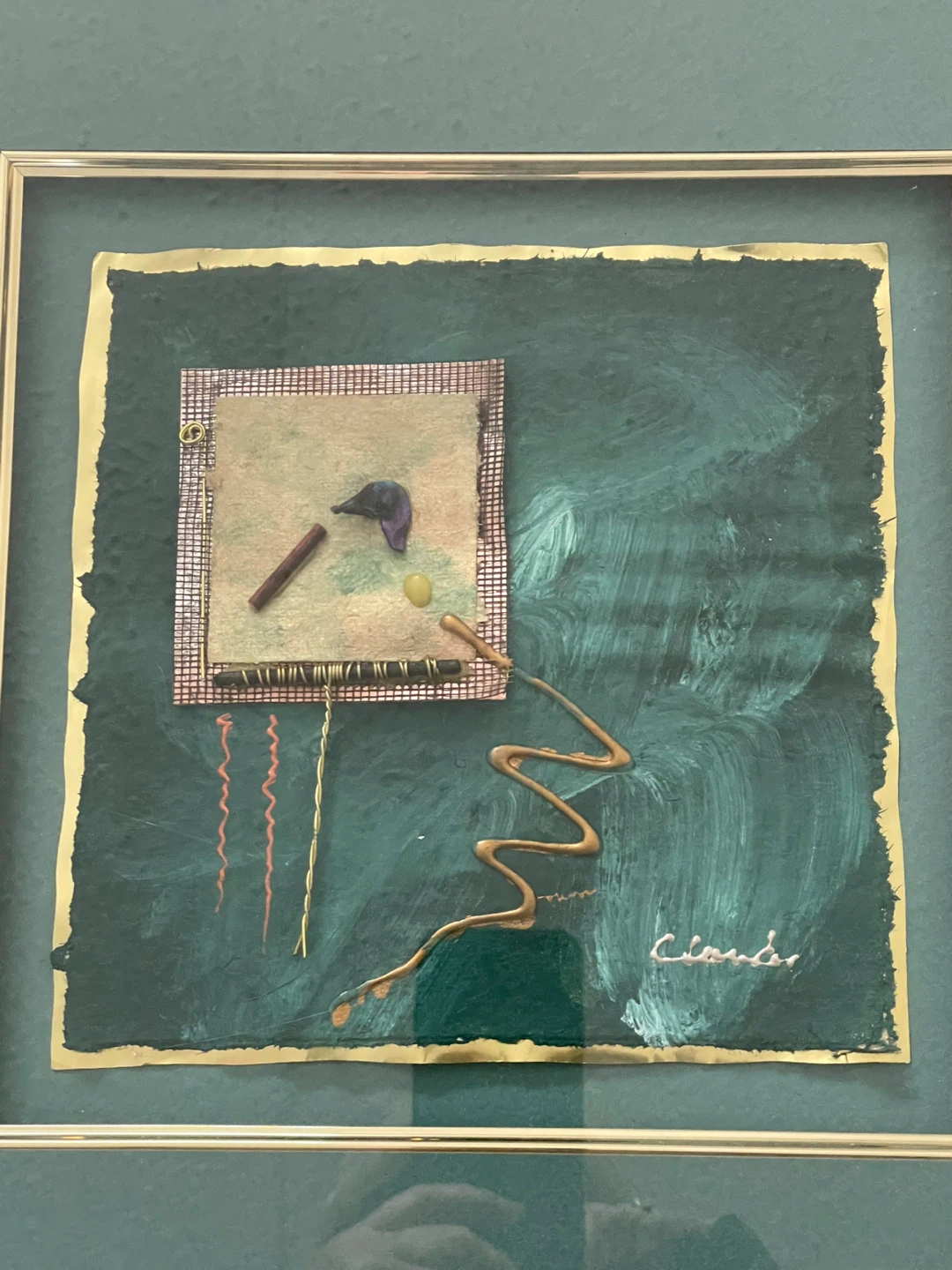 Framed Mixed Media Artwork - photo 3