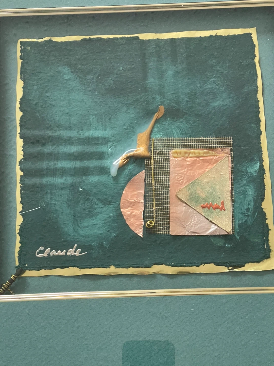 Framed Mixed Media Artwork