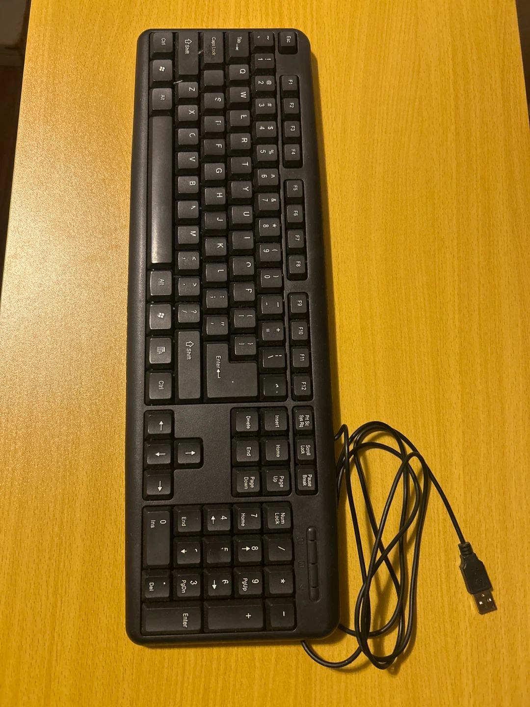 Black USB Wired Keyboard🏆