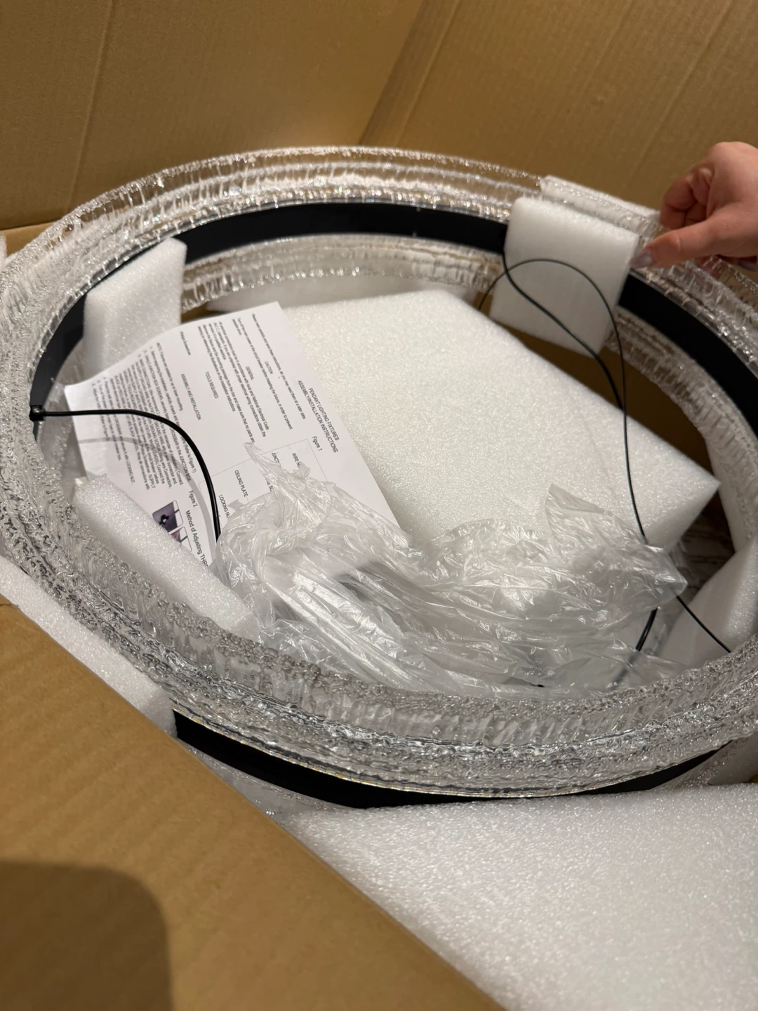 Crystal Ring Chandelier Light Fixture - photo 3