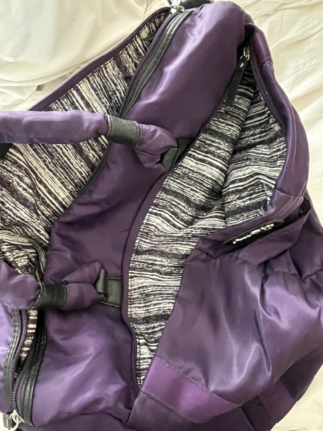 Foxy & Jane Purple Duffle Bag - photo 2