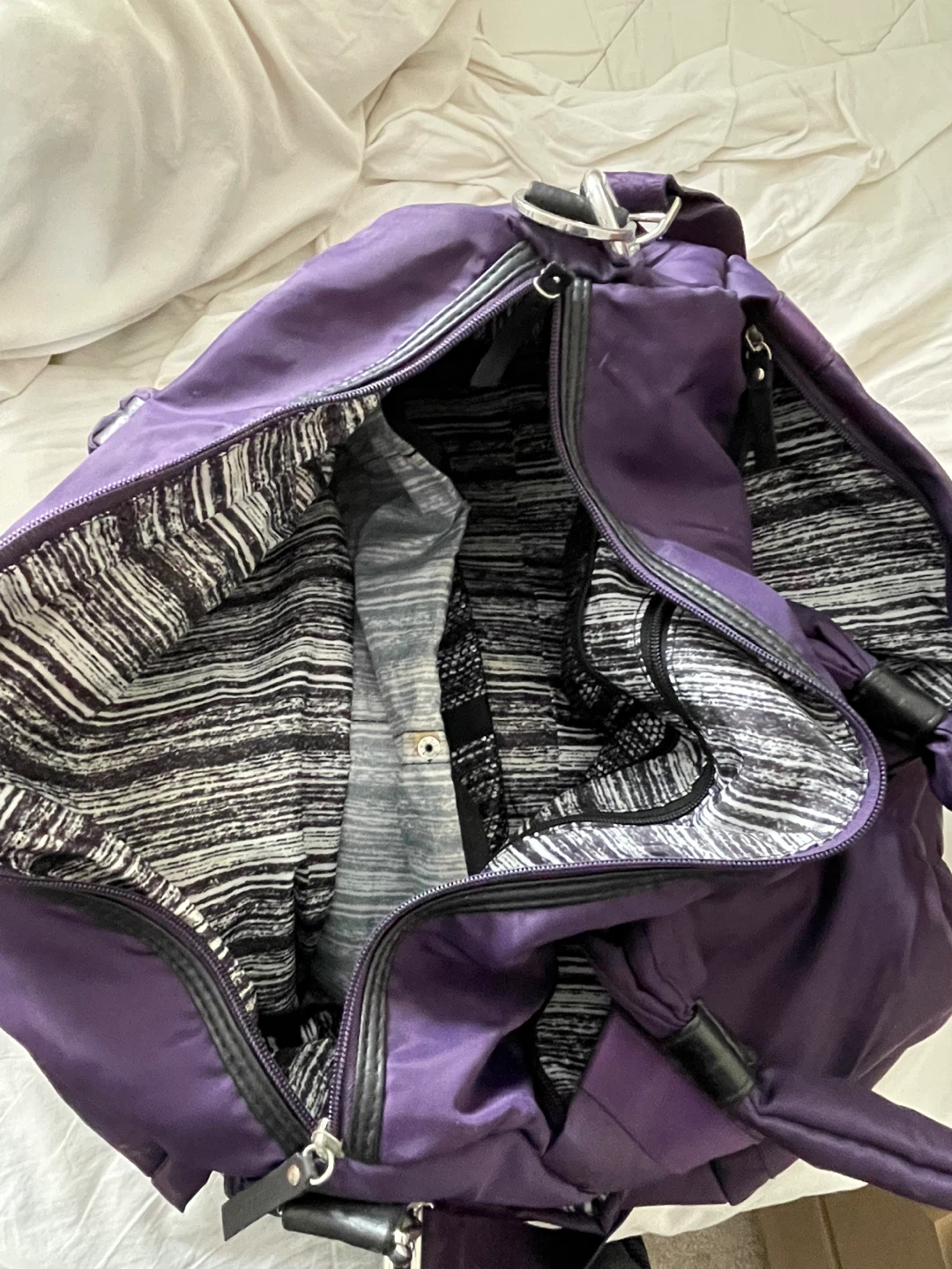 Foxy & Jane Purple Duffle Bag - photo 3
