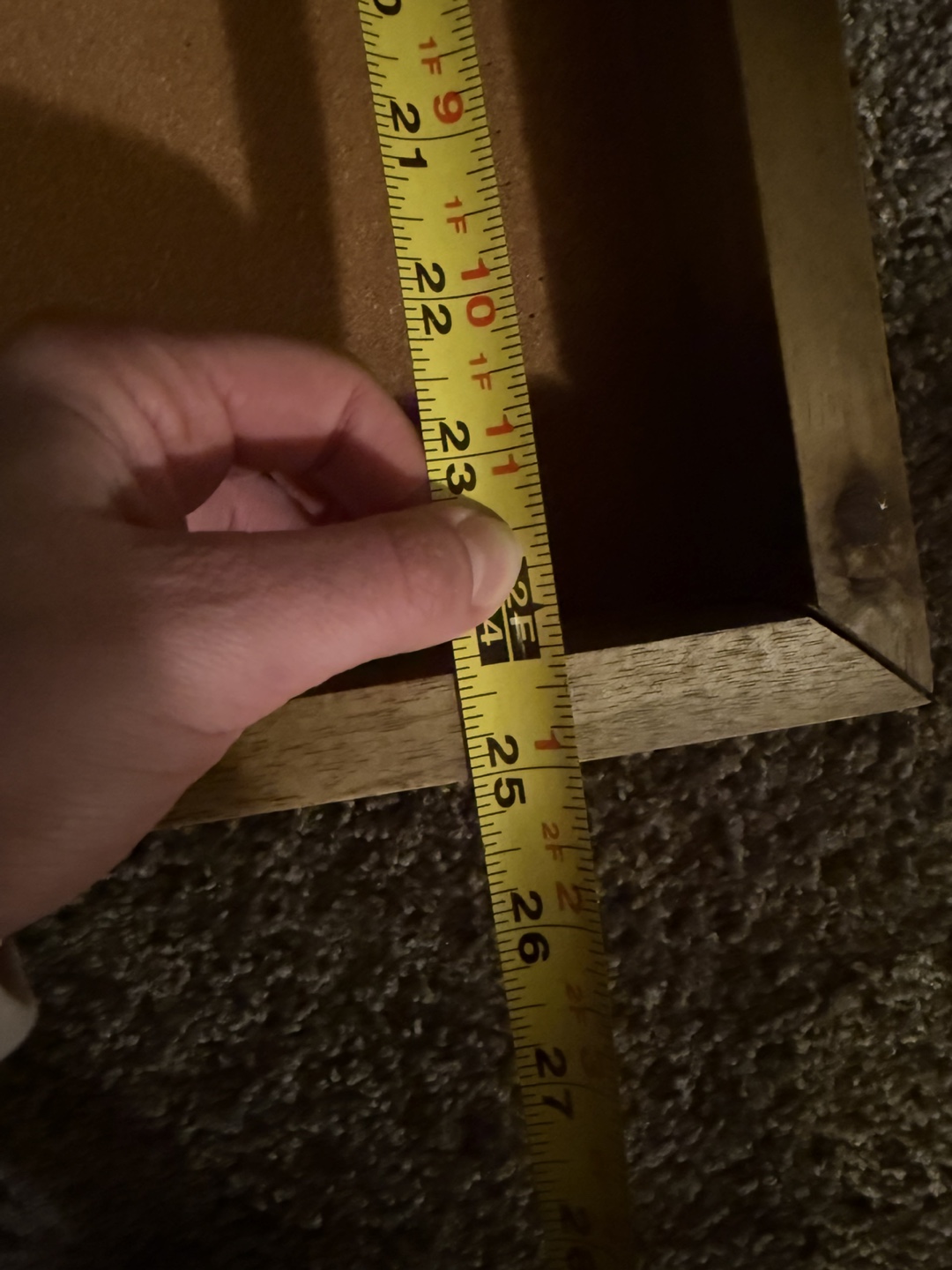 Wooden Framed Chalkboard and Cork Board Organizer - photo 4