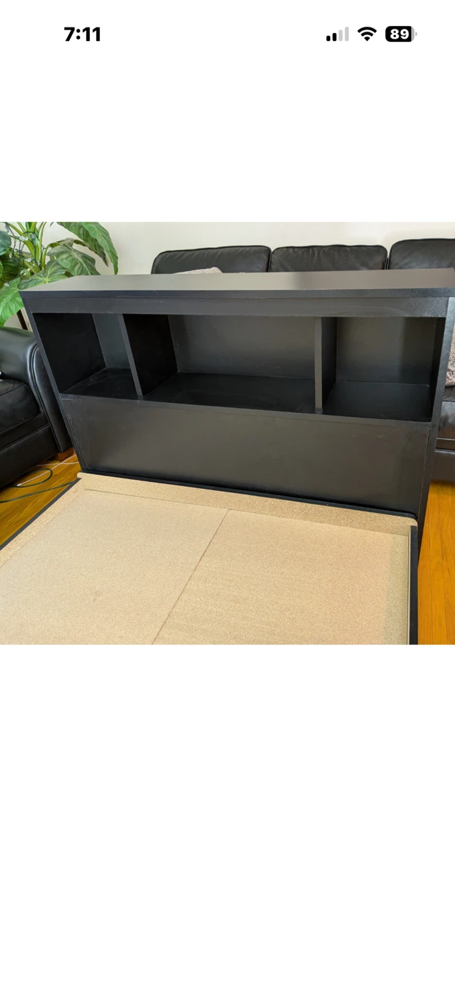 Twin Mates Bed with bookcase headboard - photo 3