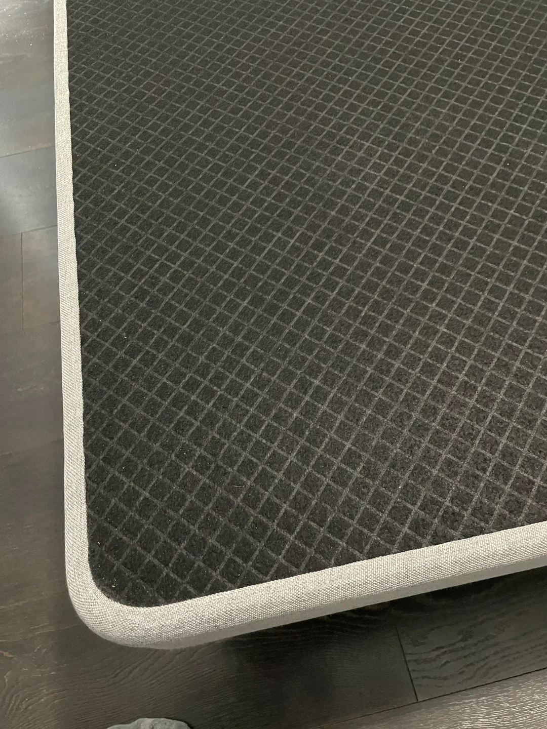 Grey Tufted Upholstered Headboard and Bed Frame - photo 2