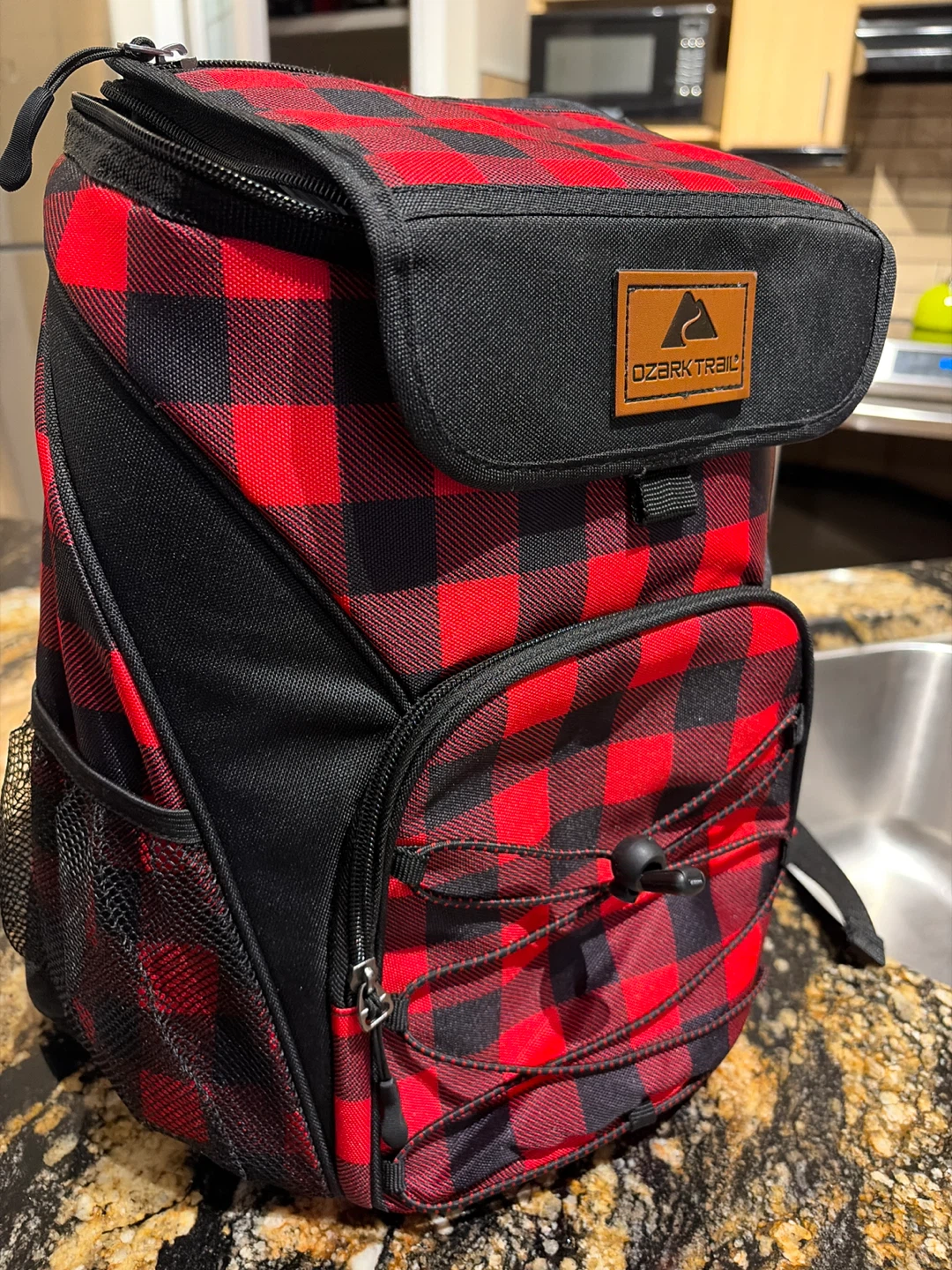 Ozark Trail Buffalo Plaid Backpack Cooler - photo 2