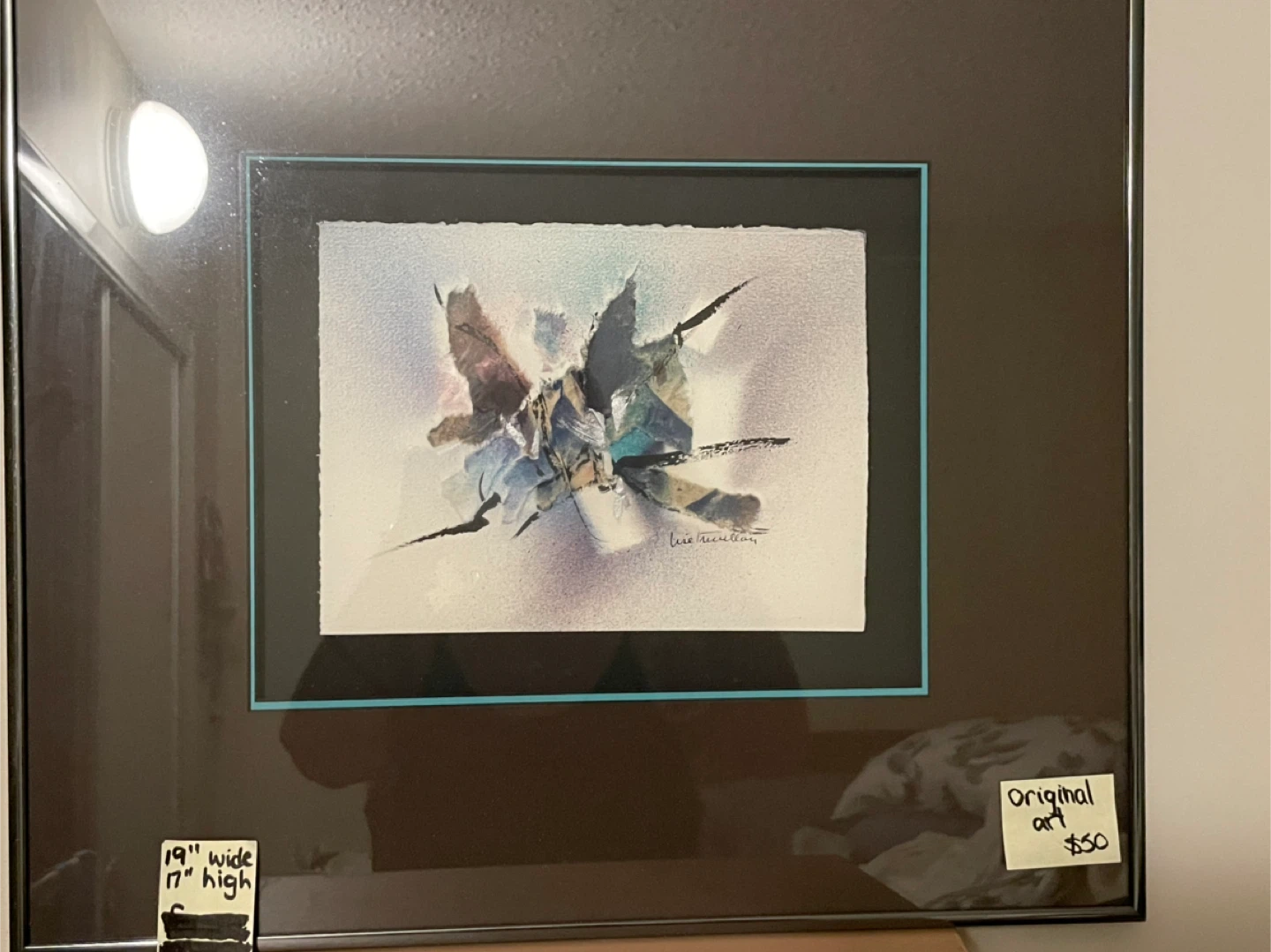 Original Abstract Art Framed Print