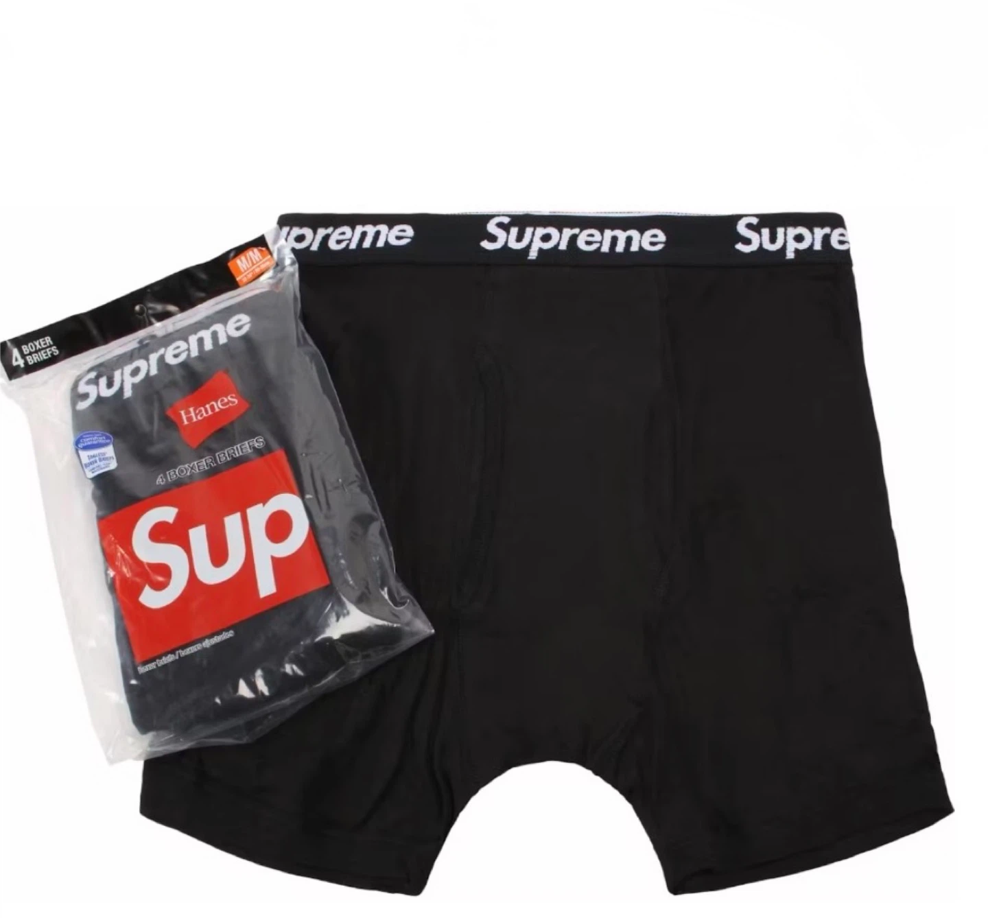 Supreme x Hanes 4-Pack Boxer Briefs