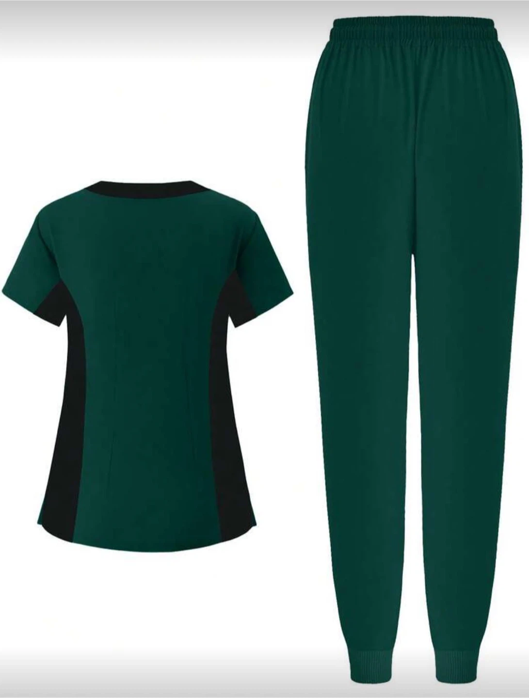 Women's Scrub Set - Dark Green (L) - photo 2