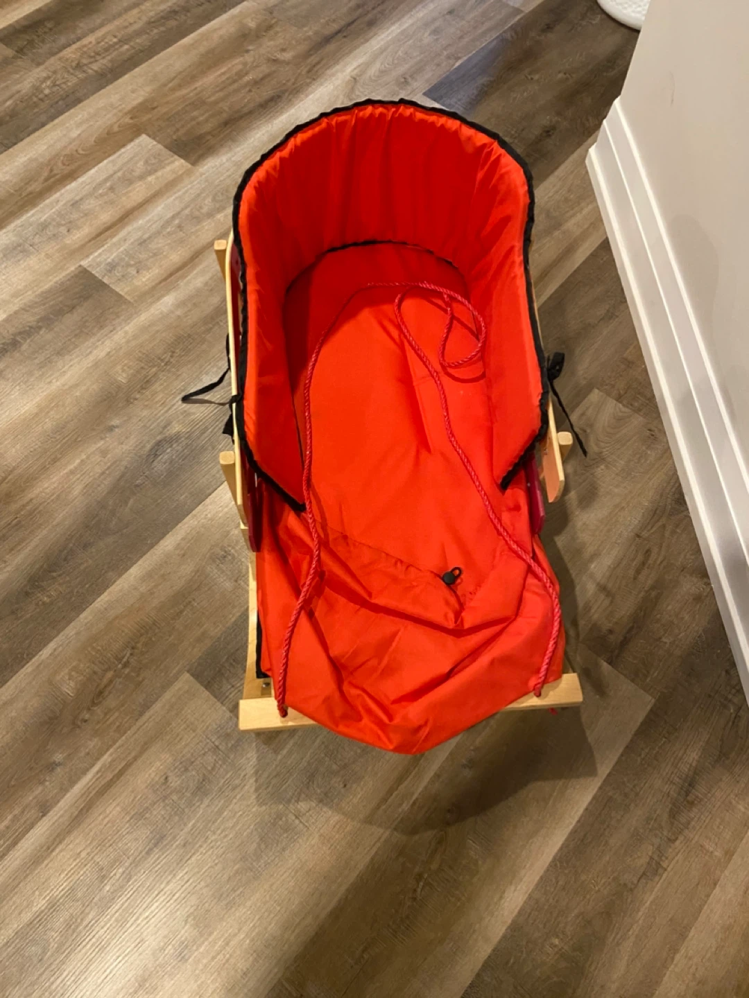 🏆Baby Bassinet with Wooden Sled - photo 2