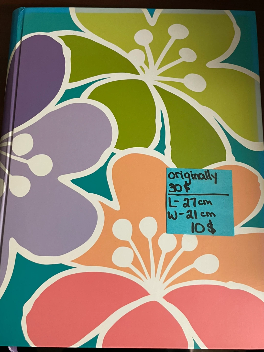 Sketchbook Journal with Artistic Watercolor Design