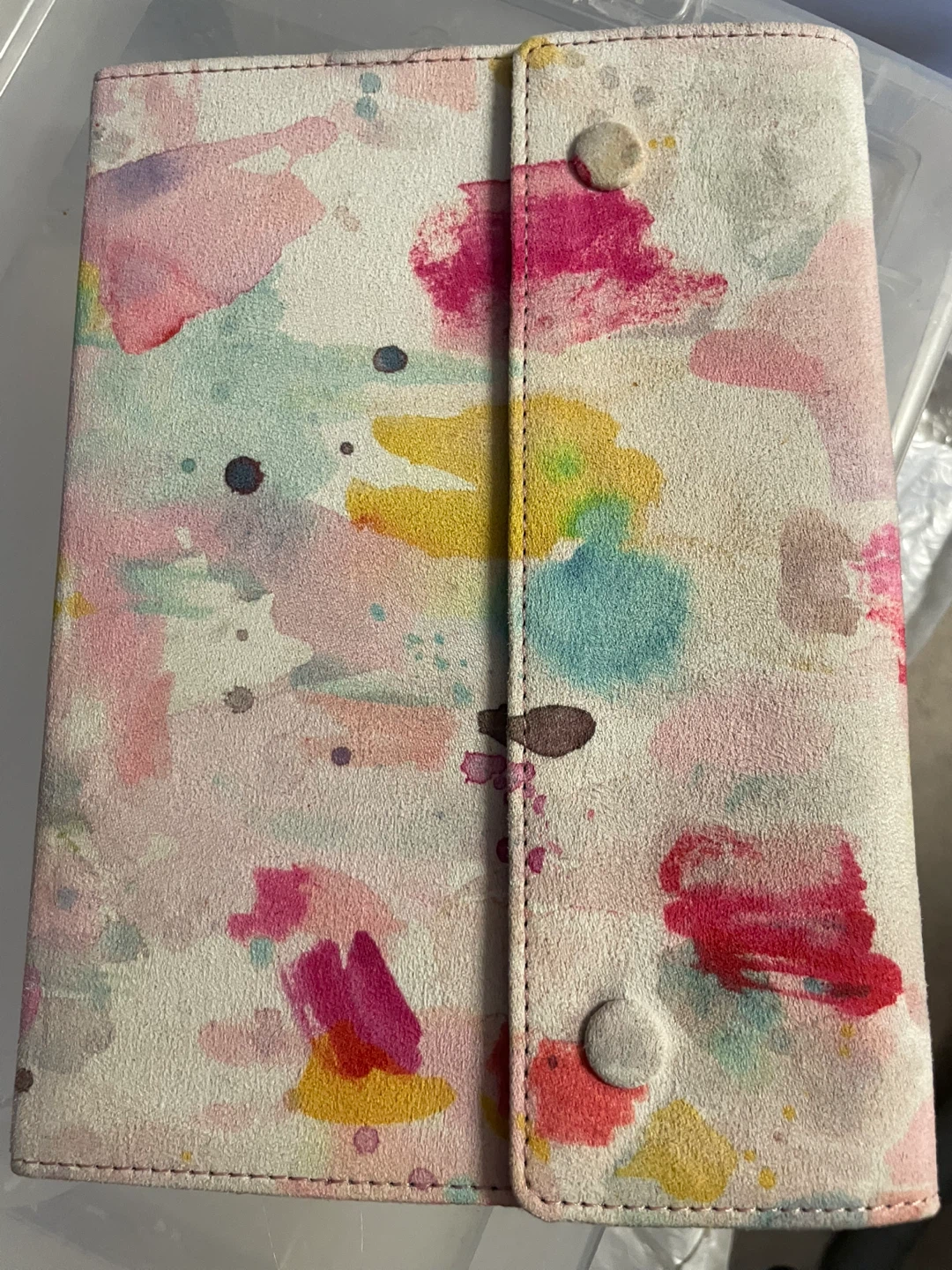 Sketchbook Journal with Artistic Watercolor Design - photo 3