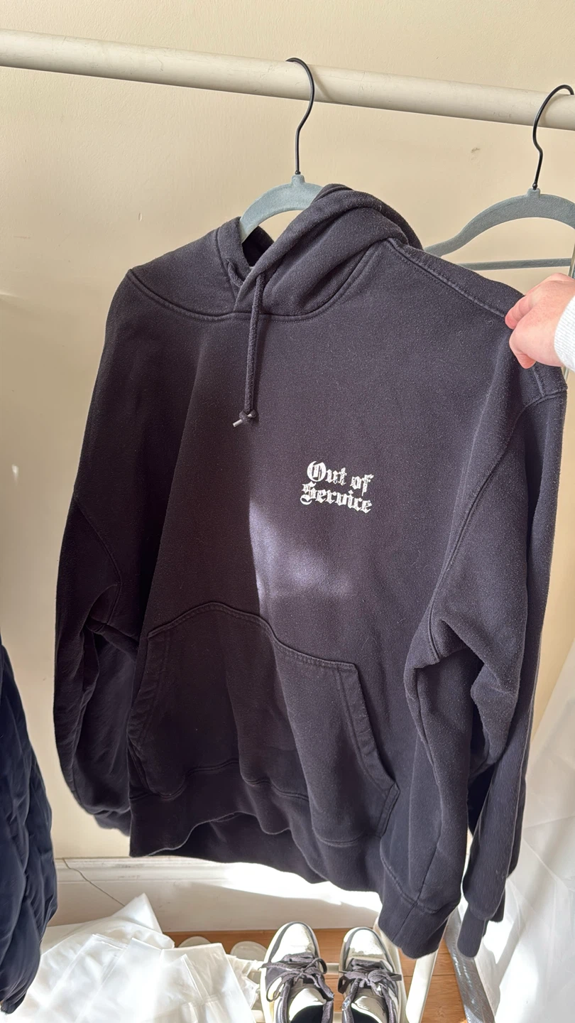 Black "Out of Service" Hoodie