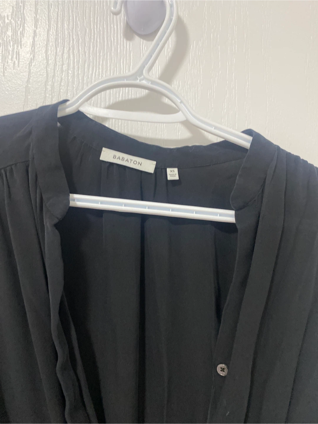 Babaton Black Long Sleeve Dress - Size XS - photo 2