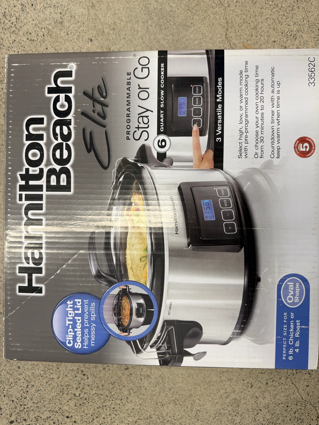 Hamilton Beach Elite Programmable Slow Cooker