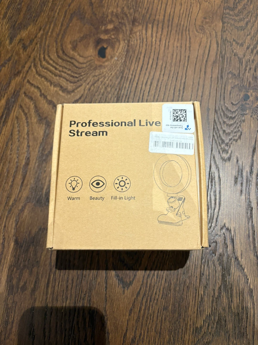 Professional Live Stream Ring Light with Clip Mount