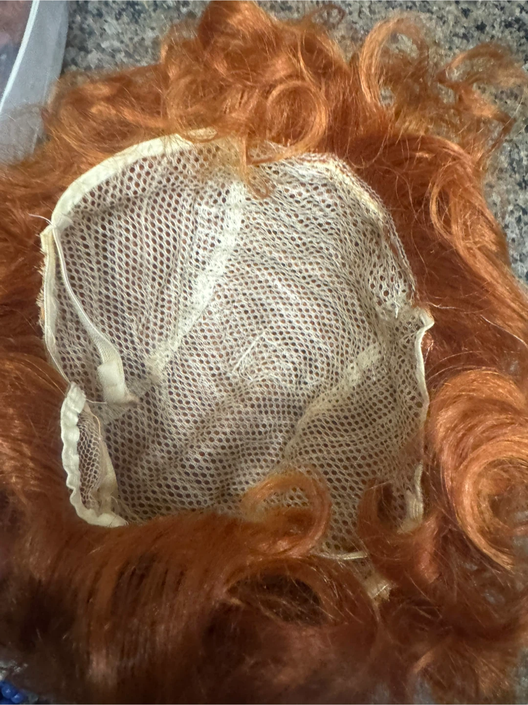 Orange Curly Wig and Beaded Necklaces Set 🏆 - photo 4
