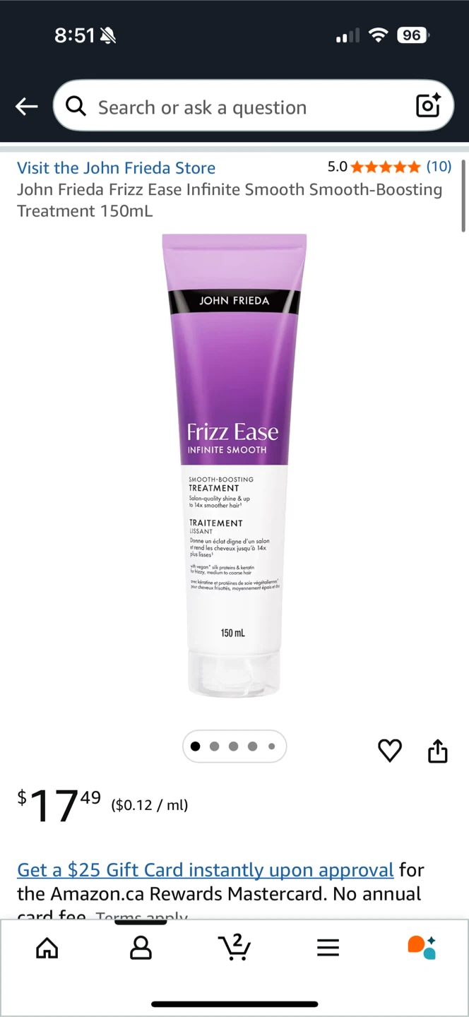 John Frieda Frizz Ease Infinite Smooth Treatment 150mL - photo 3