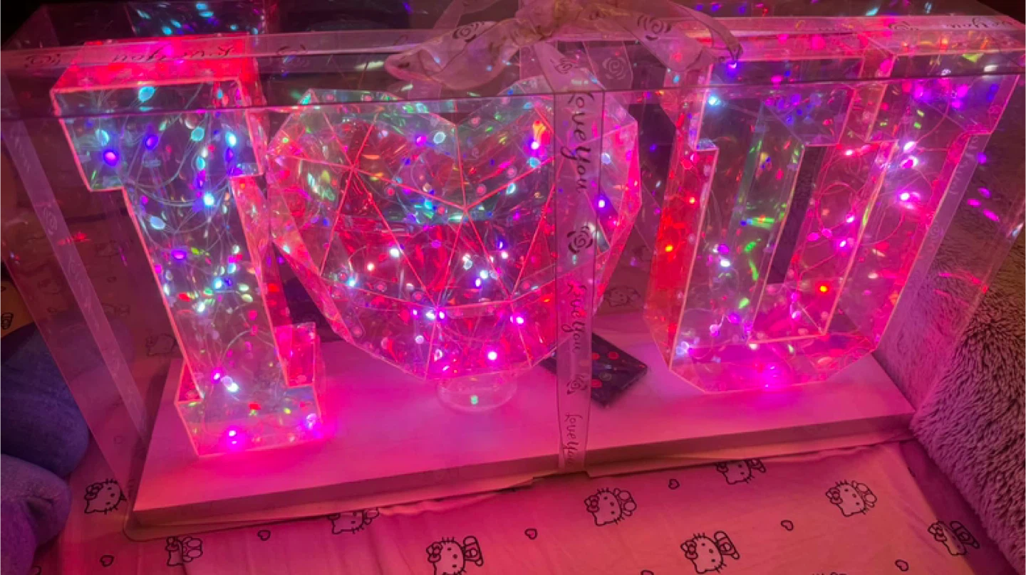 I Love You Light Up Sign with Heart - photo 5