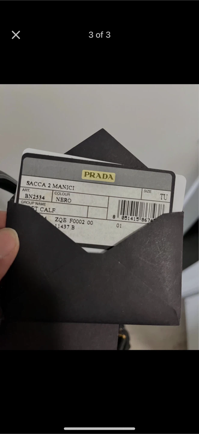 Prada Sacca 2 Manici Nero Leather Tote Bag - photo 4