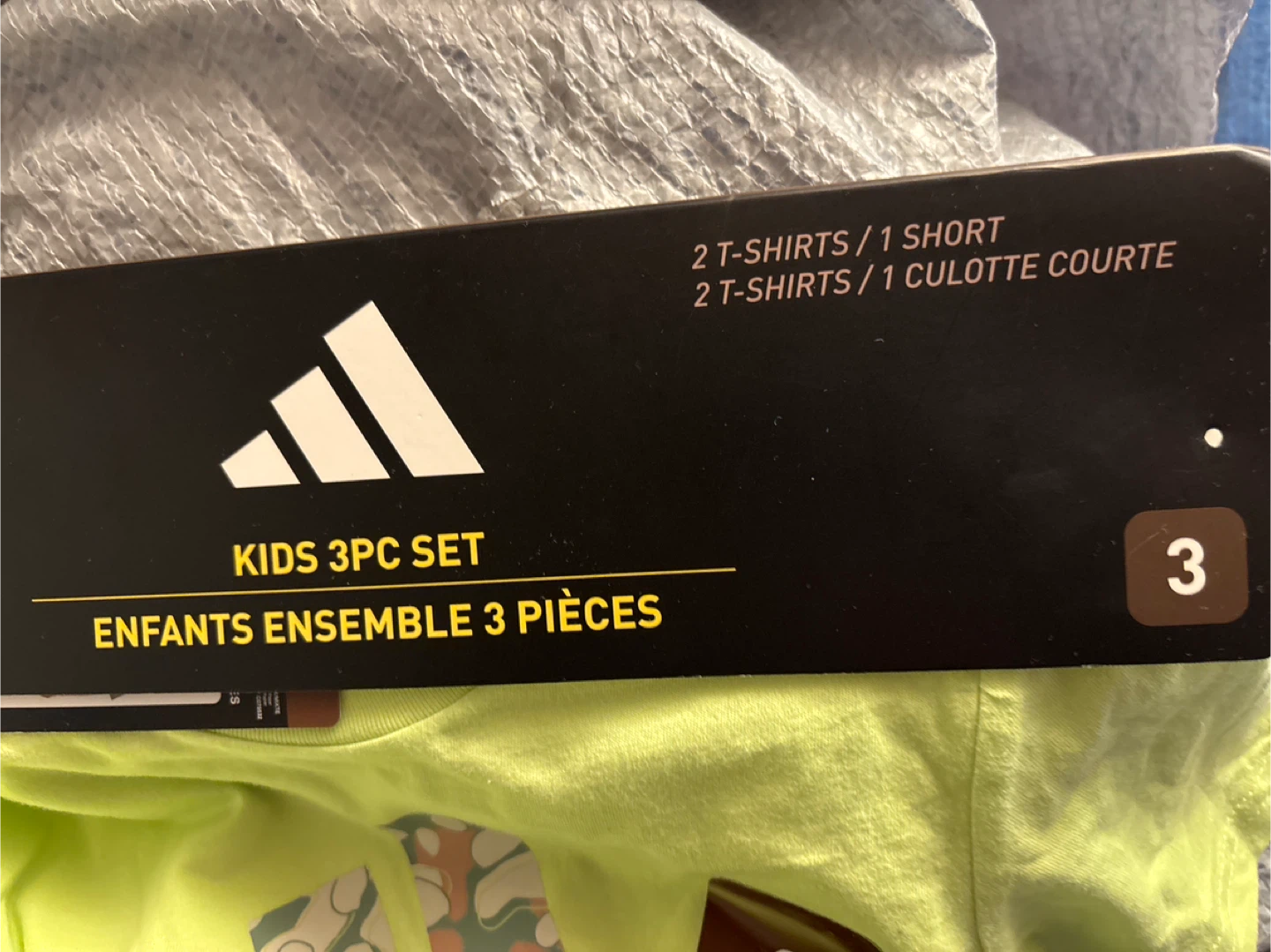 Adidas Kids 3 Piece Set - Size 3 - photo 2