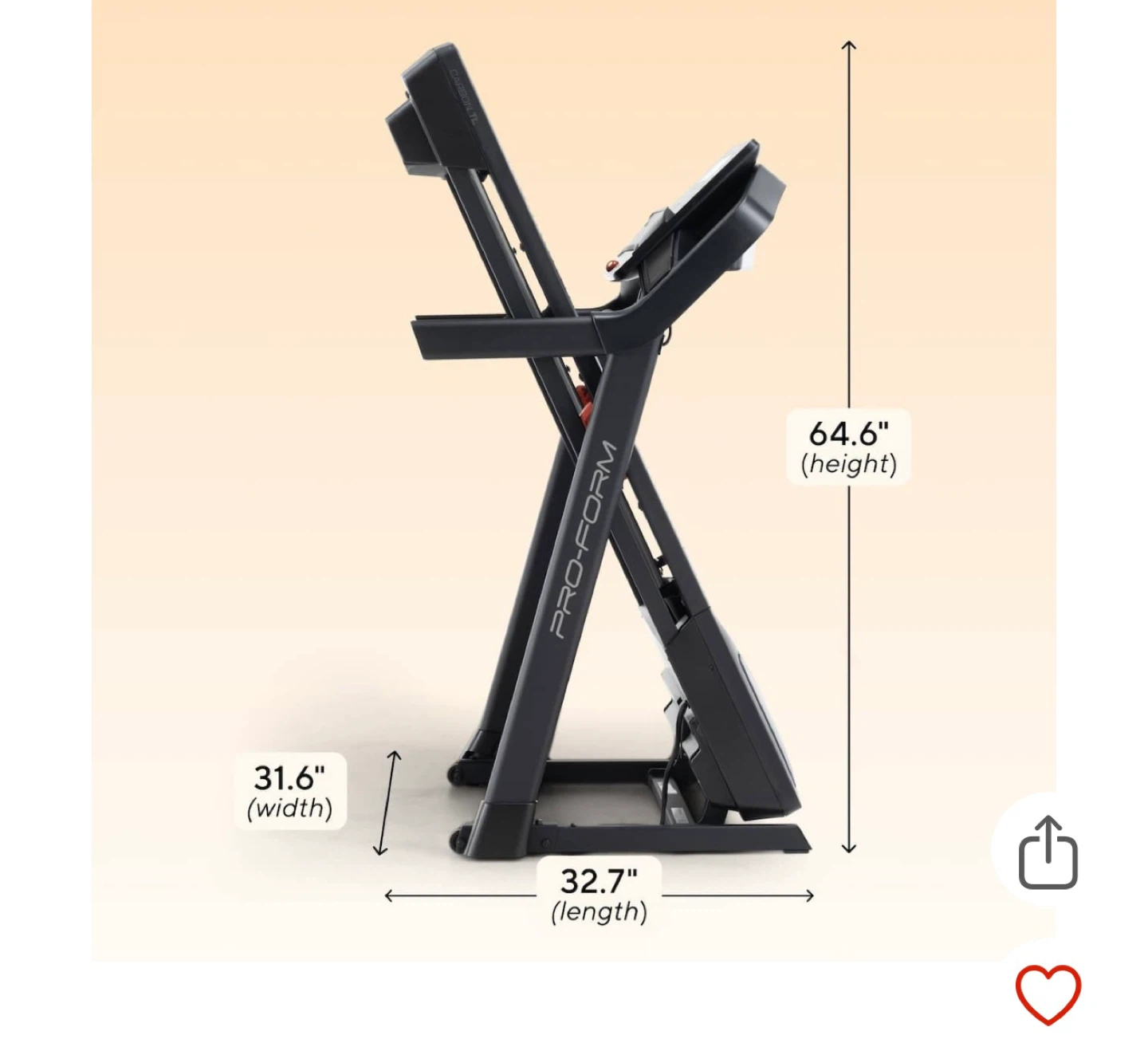 Pro-Form Carbon TL Treadmill - photo 4