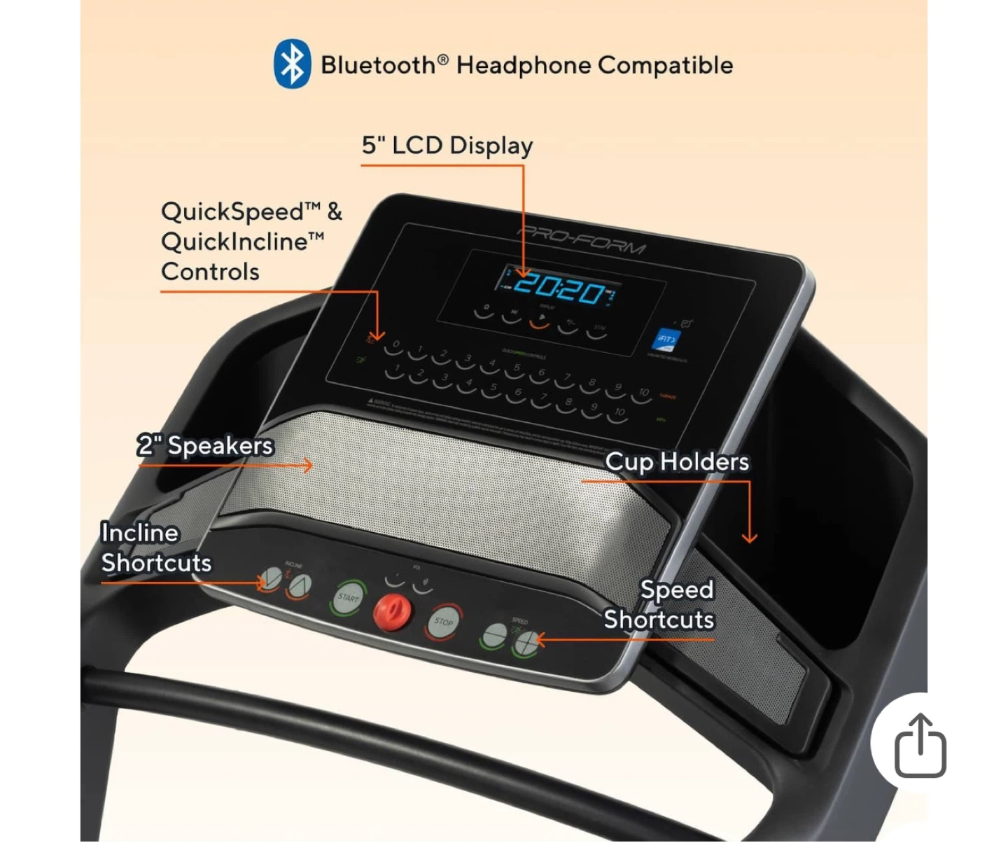 Pro-Form Carbon TL Treadmill - photo 3