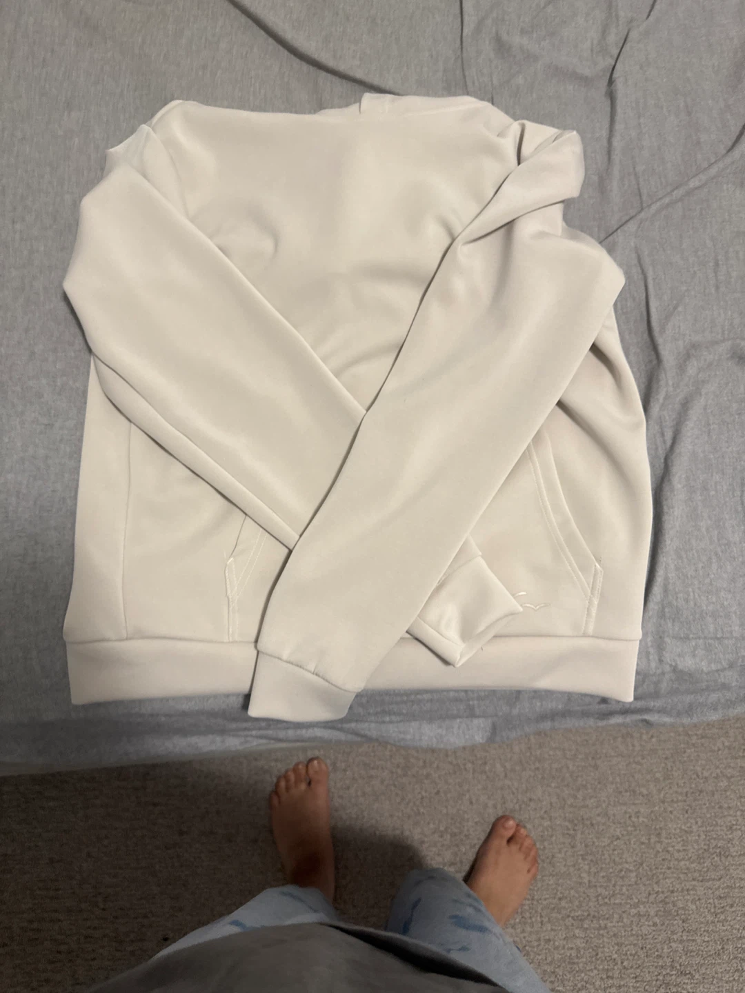 Lazypants Cream Hoodie