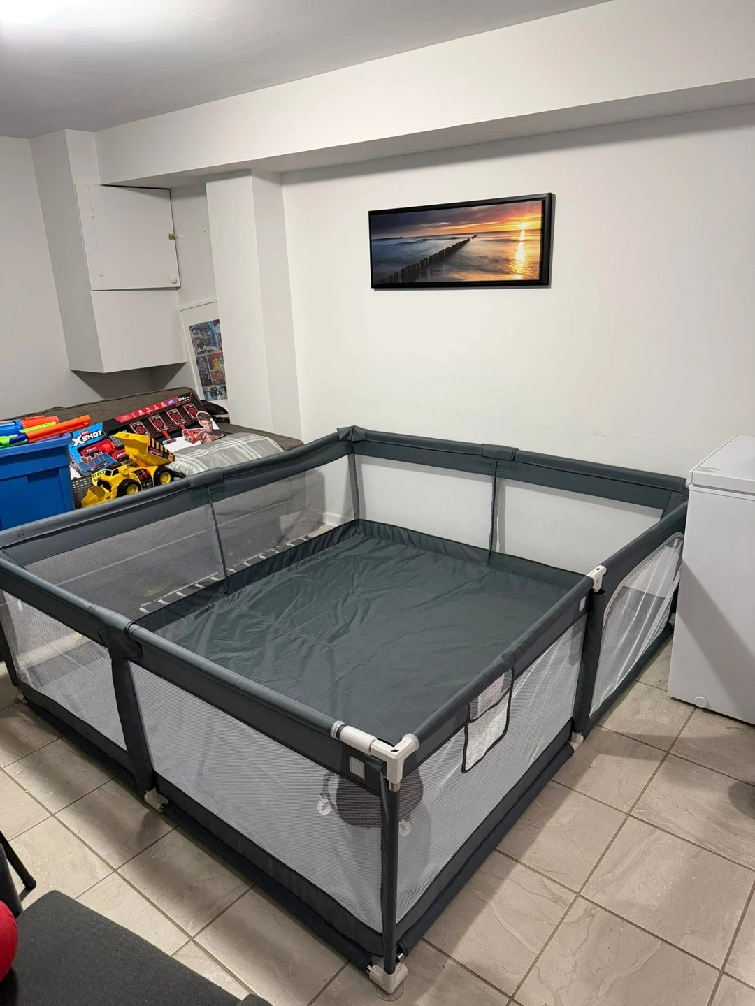 Grey Playpen