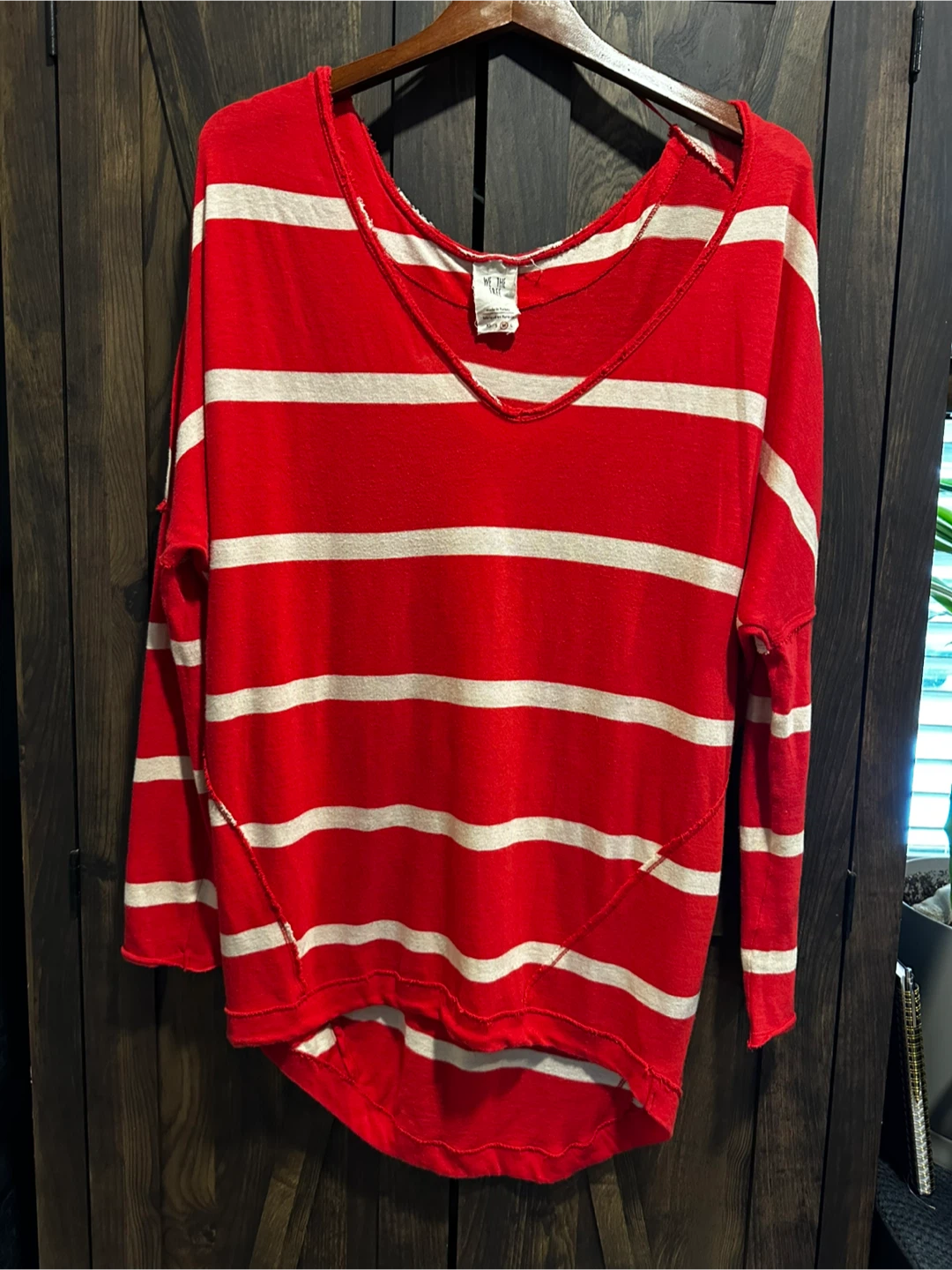 Free People We The Free Upstate Striped Top Size Medium 🏆 - photo 3