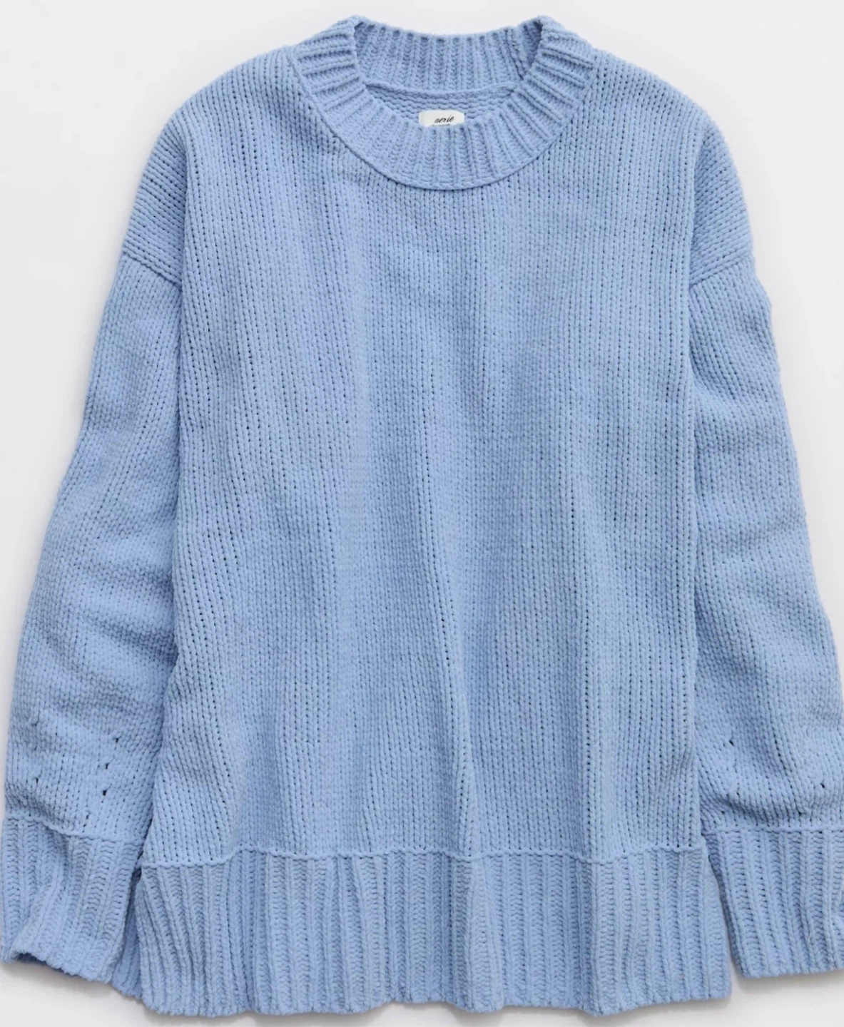 Aerie Like Candy Oversized Sweater Monaco Blue XXS 🏆 - photo 3
