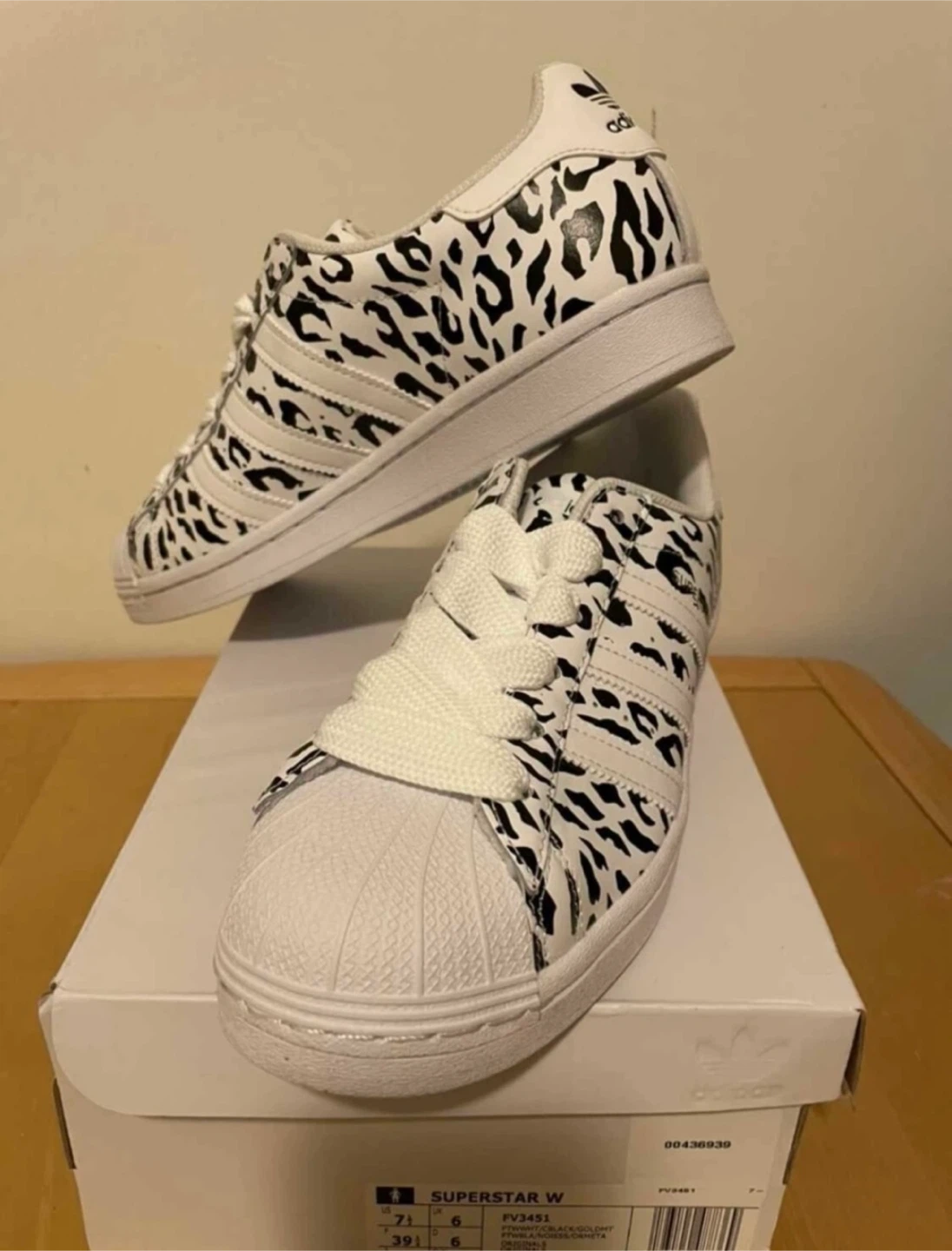 Adidas Superstar W Leopard Print Sneakers