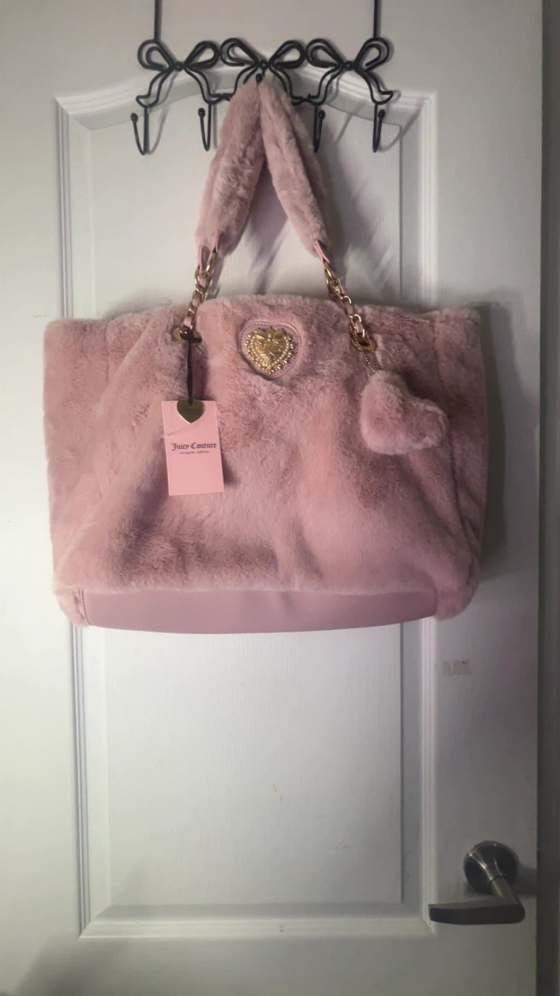 Juicy Couture fuzzy Tote Bag