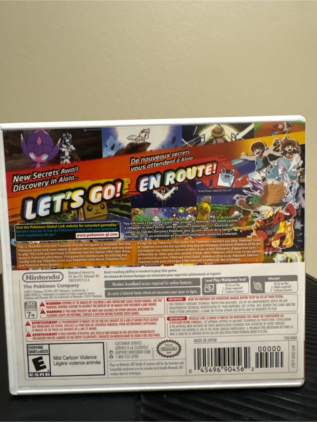 Nintendo 3DS Pokemon Ultra Sun Game - photo 2