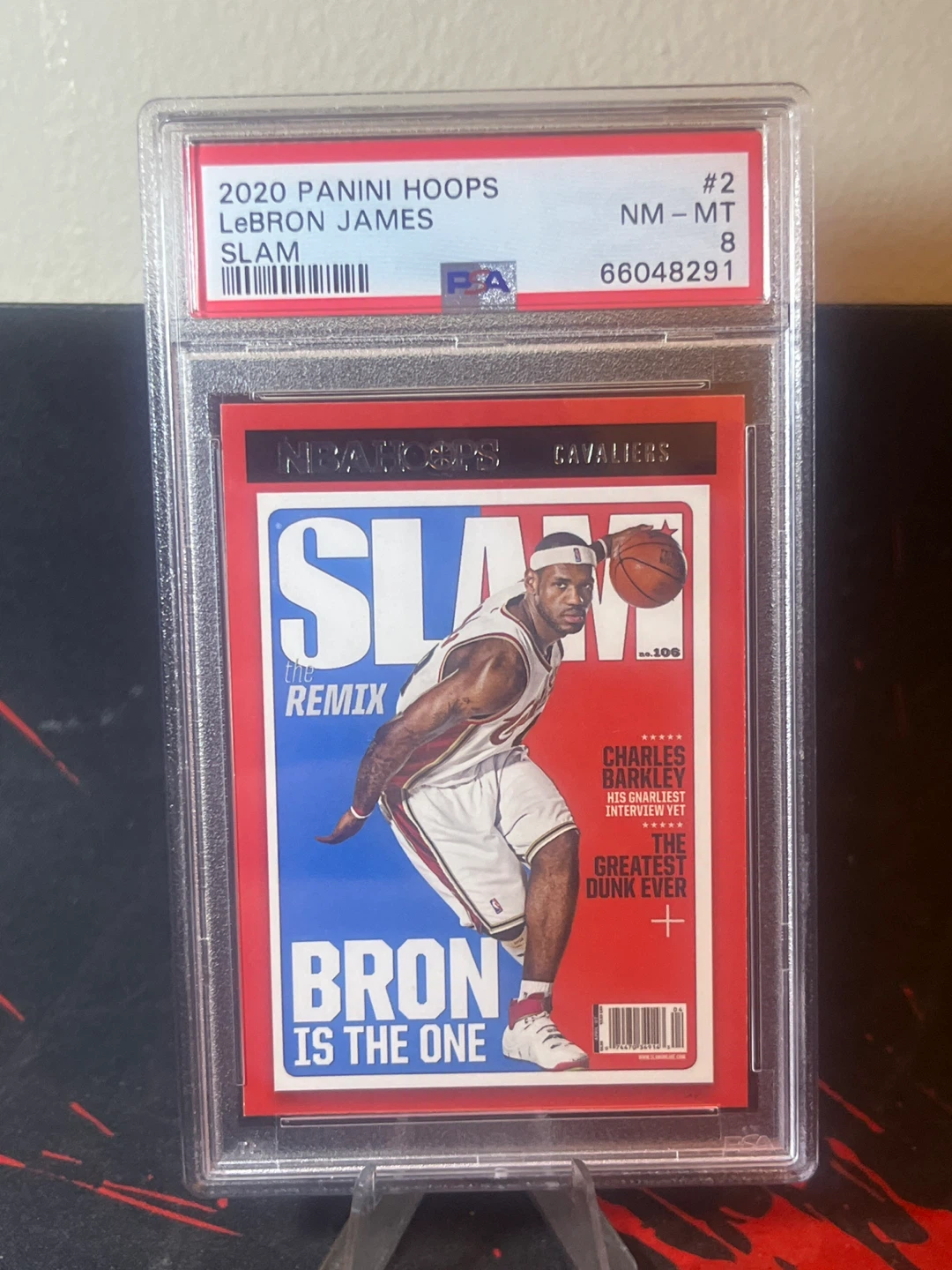 2020 Panini Hoops LeBron James Slam Card #2 NM-MT 8
