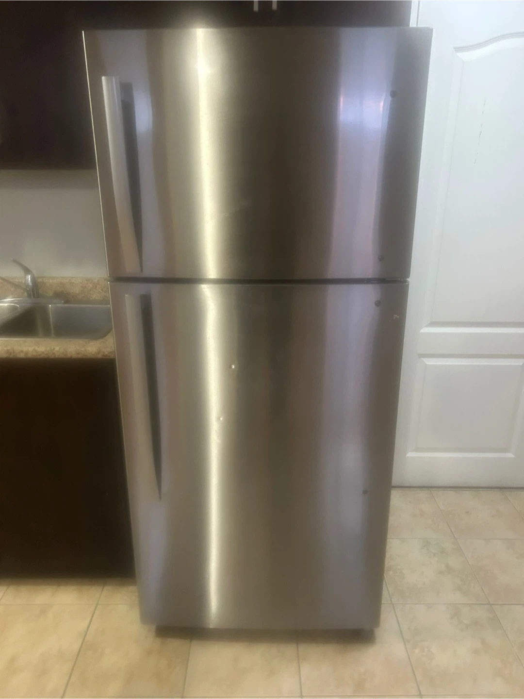 Stainless Steel Top-Freezer Refrigerator